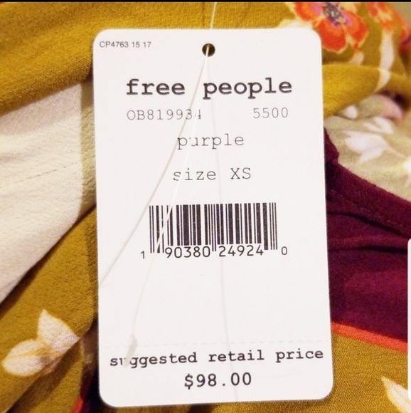 Free People Beat of my heart Tunic Size XS - Picture 3 of 8